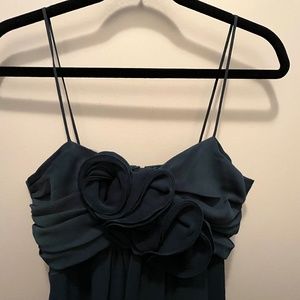 Dark turquoise even gown